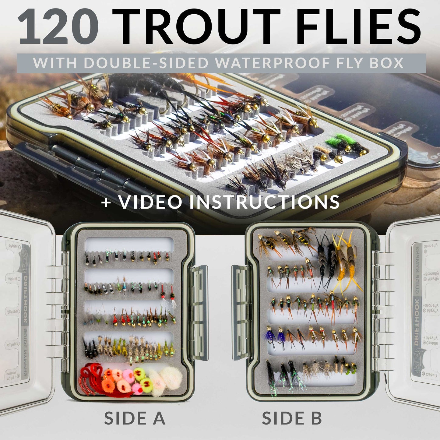 Guide Nymphs Fly Fishing Flies Kit