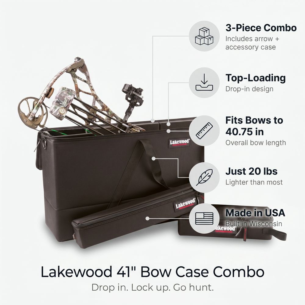 Single 41" Bow Case COMBO