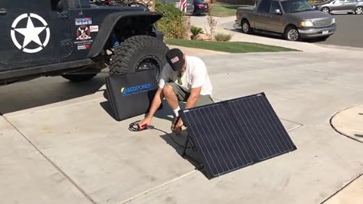 Acopower Foldable kits Framed All black 100W