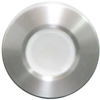 Lumitec Orbit Spectrum Flush Mount Down Light - Brushed Housing - White Dimming  Red/Blue Non-Dimming
