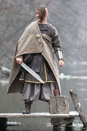 Custom Handmade Viking Seax Knife with Leather Sheath