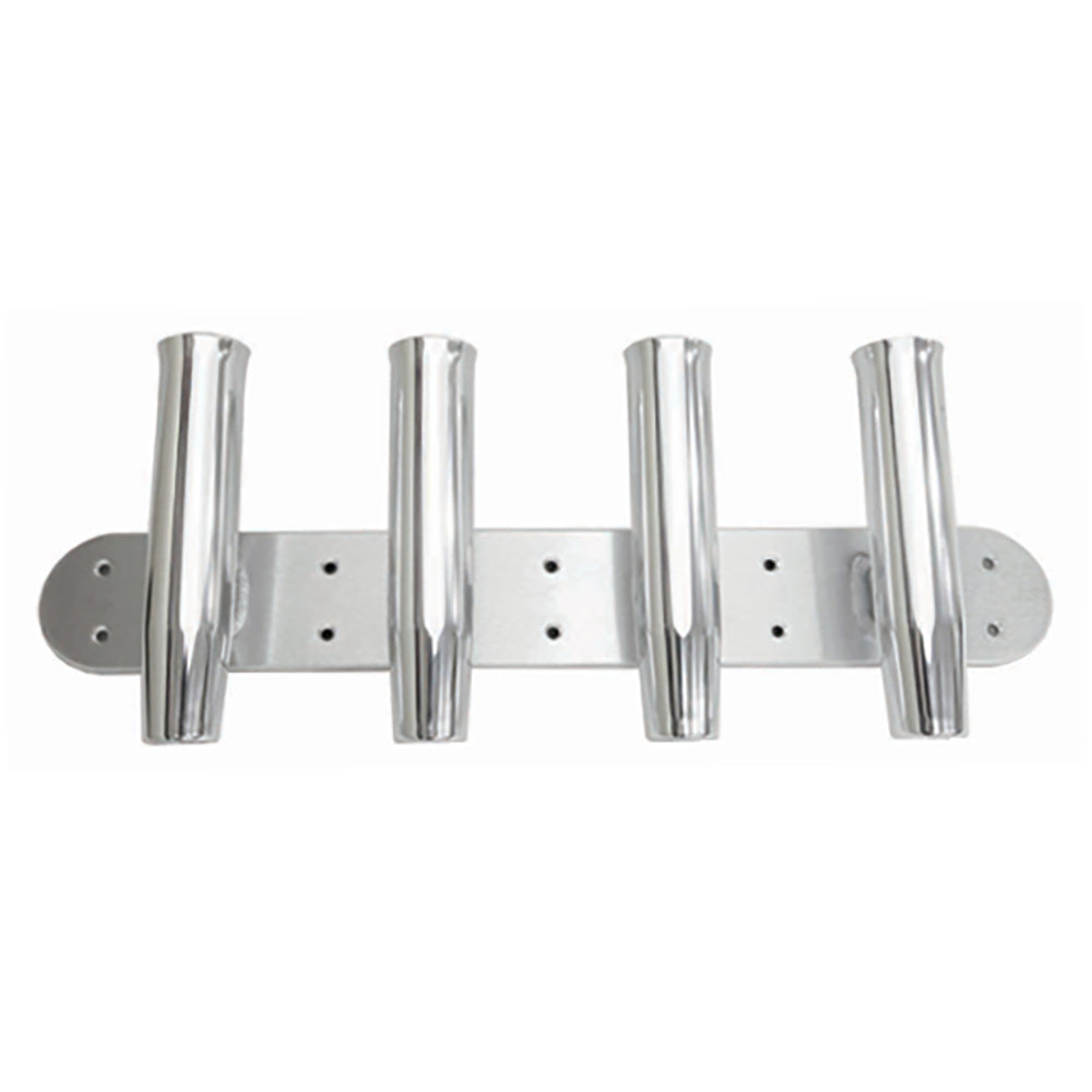 Tigress 4 Rod Aluminum Transom Mount Rod Holder - 28"