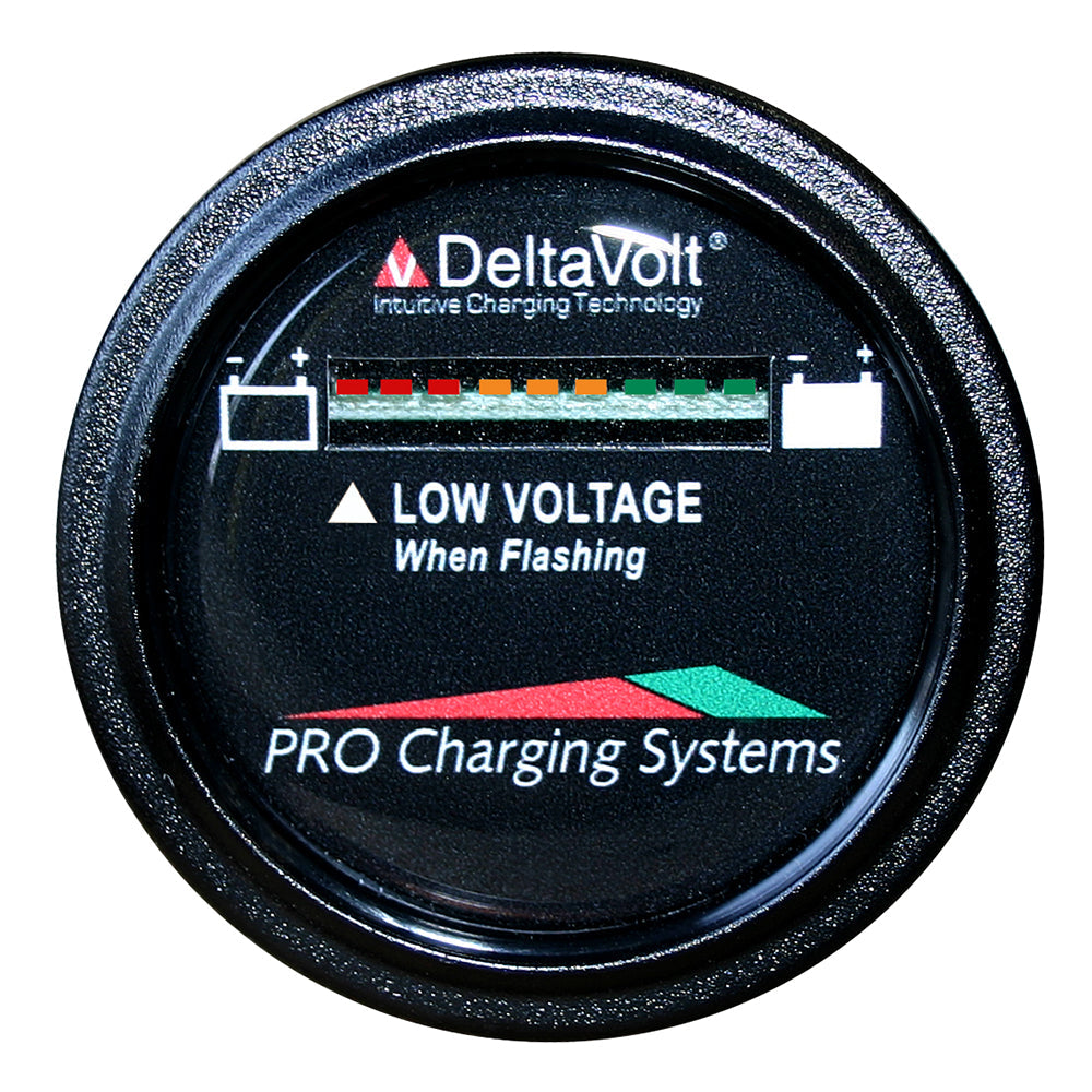 Dual Pro Battery Fuel Gauge - DeltaView Link Compatible - 36V System (3-12V Batteries, 6-6V Batteries)