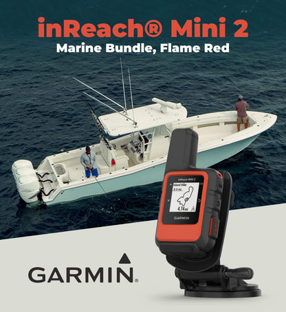 Garmin inReach Mini 2 Marine Bundle, Flame Red