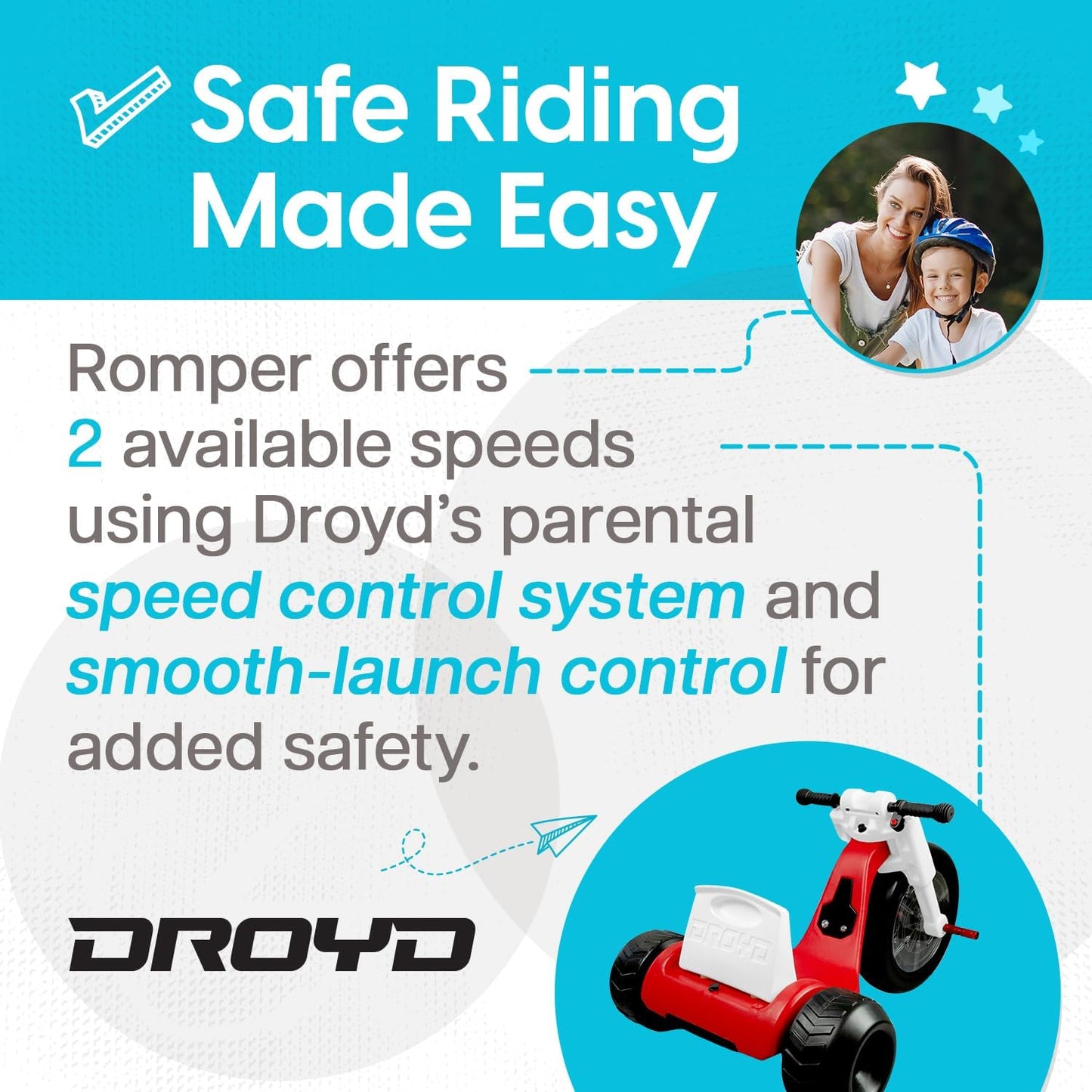 Droyd Romper Electric Trike for kids
