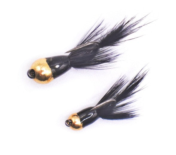 BLACK/GOLD TUNGSTEN AKUA JIG FLARE