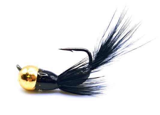 BLACK/GOLD TUNGSTEN AKUA JIG FLARE