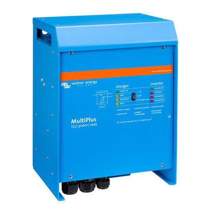 Victron MultiPlus Inverter/Charger 12 VDC - 3000VA - 120vAC w/120AMP Battery Charger - 50AMP Transfer Switch