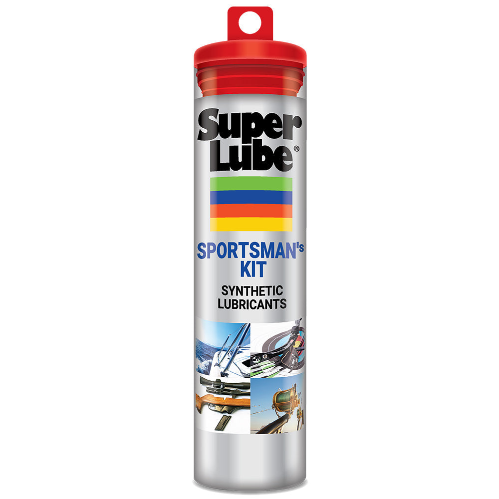 Super Lube Sportsman's Kit w/ Oil, Grease, Cleaning Cloth, and Foam Swabs