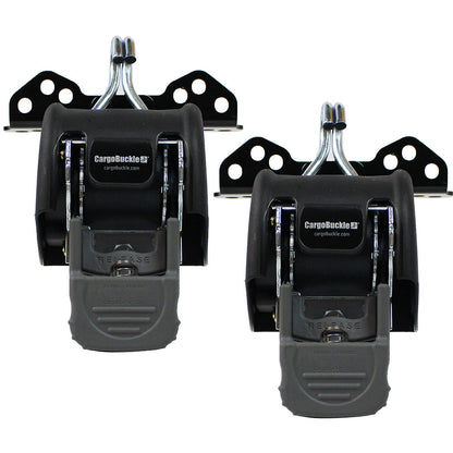 CargoBuckle Universal Ladder Rack Tie-Down System - 2" Retractable Tie-Down - 1 Pair