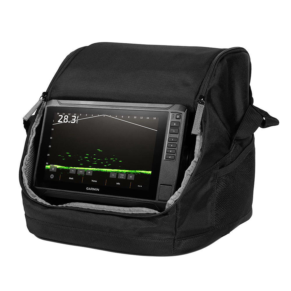 Garmin ECHOMAP UHD2 93SV LiveScope Plus Ice Fishing Bundle LI w/ECHOMAP UHD2 93sv, LiveScope Plus System  Lithium-ion Battery