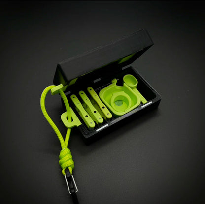 Mini Micro Fishing Accessory Kit – Customizable with Rigs, Bait Tray & Float Holders