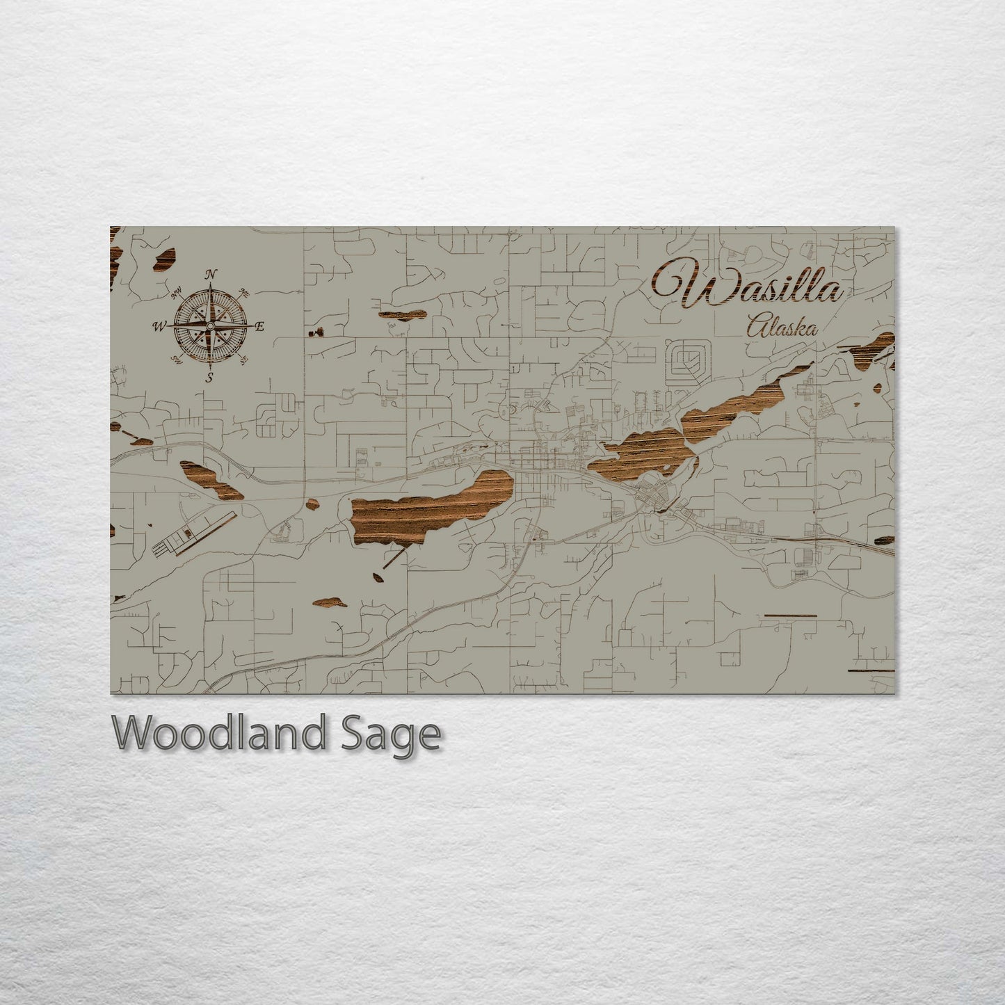 Wasilla, Alaska Street Map