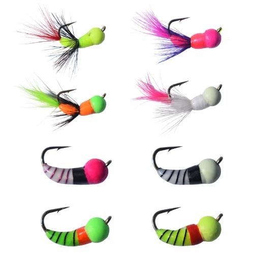 8 PACK - AKUA JIG TUNGSTEN SERIES FLARE AND SKUD