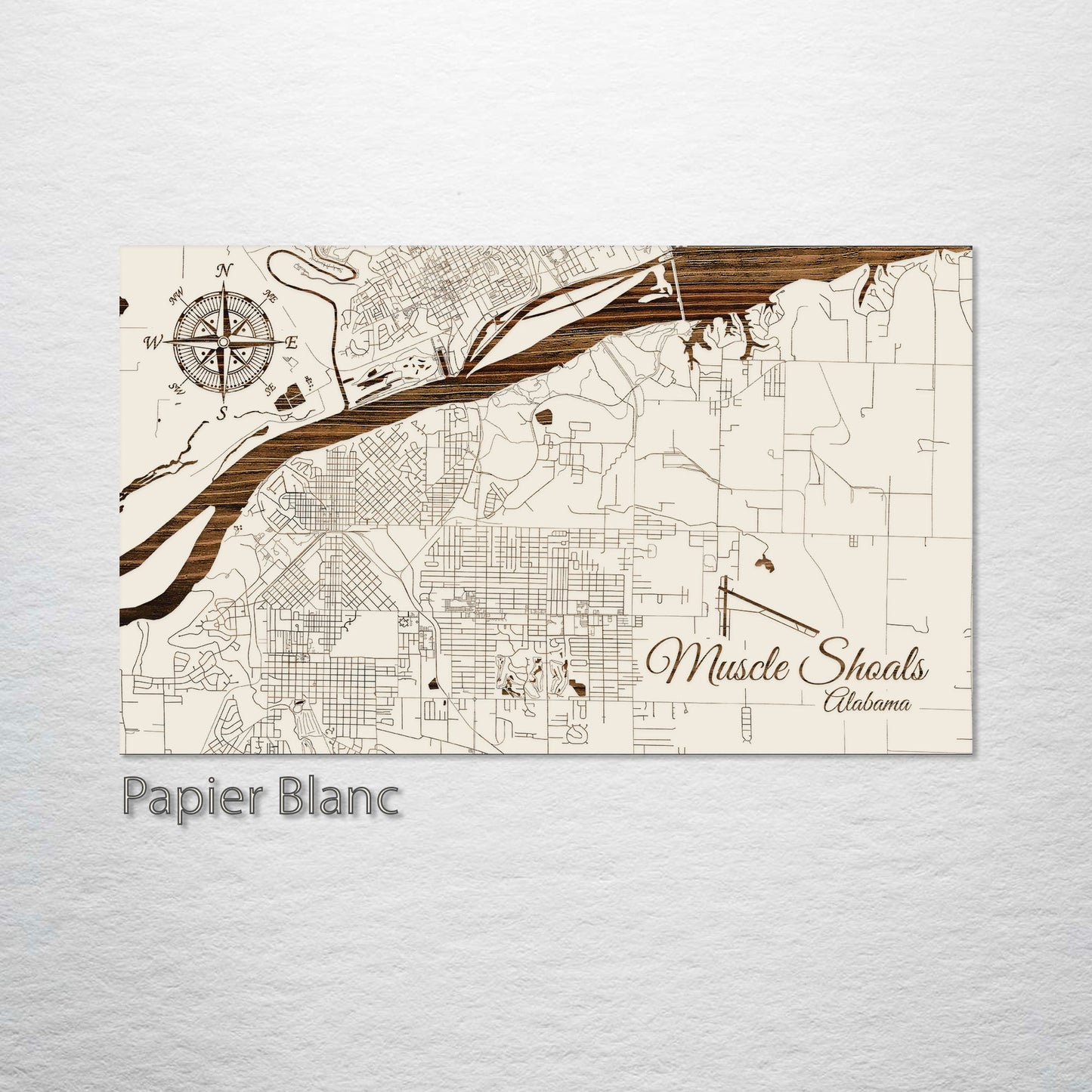 Muscle Shoals, Alabama Street Map