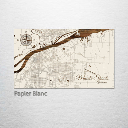 Muscle Shoals, Alabama Street Map