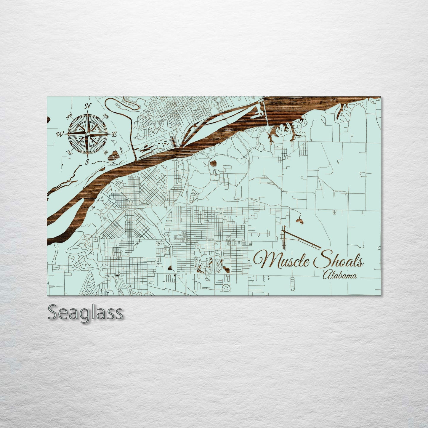 Muscle Shoals, Alabama Street Map