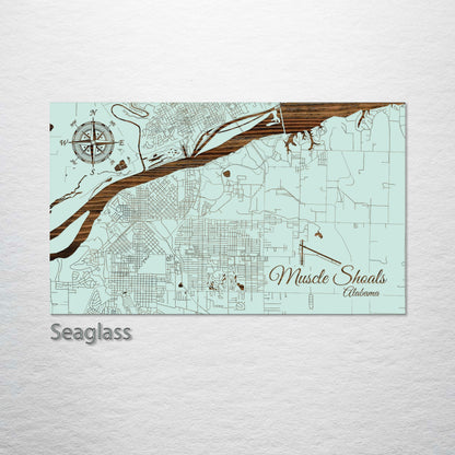 Muscle Shoals, Alabama Street Map