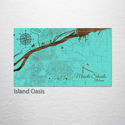 Muscle Shoals, Alabama Street Map