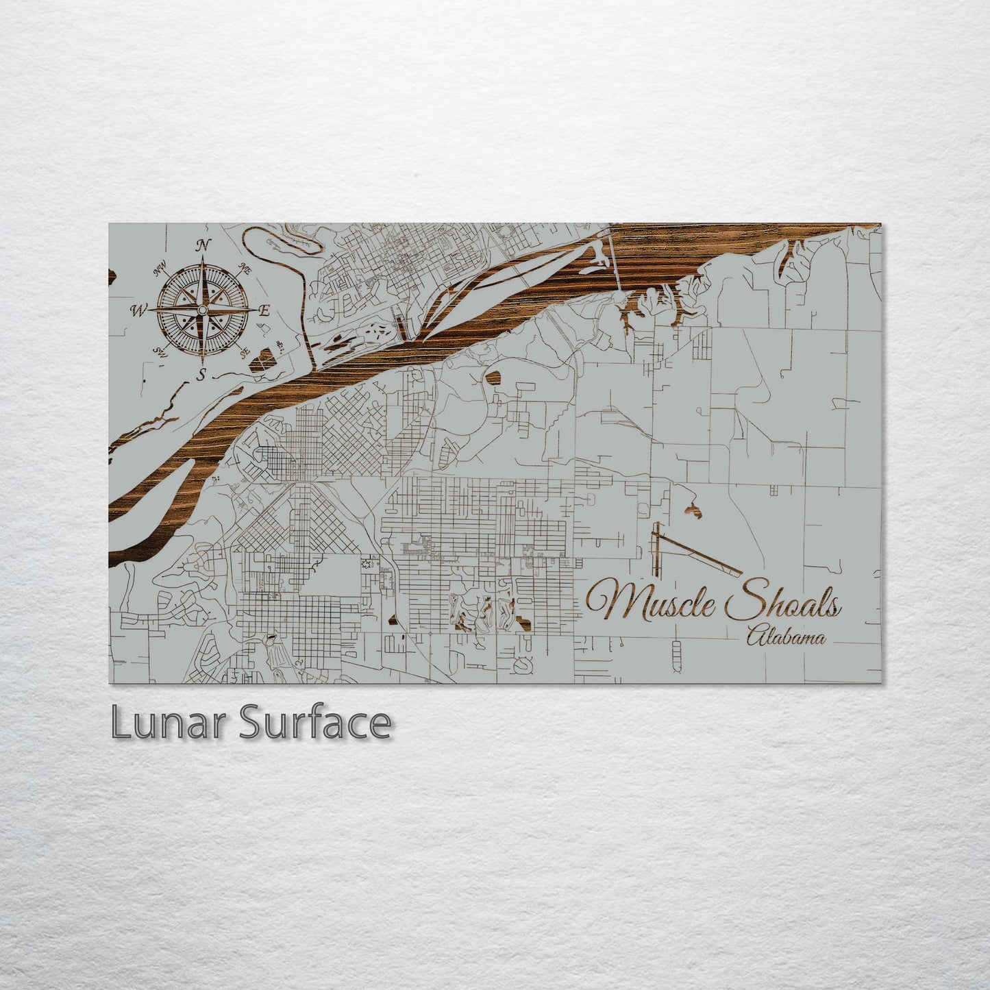 Muscle Shoals, Alabama Street Map