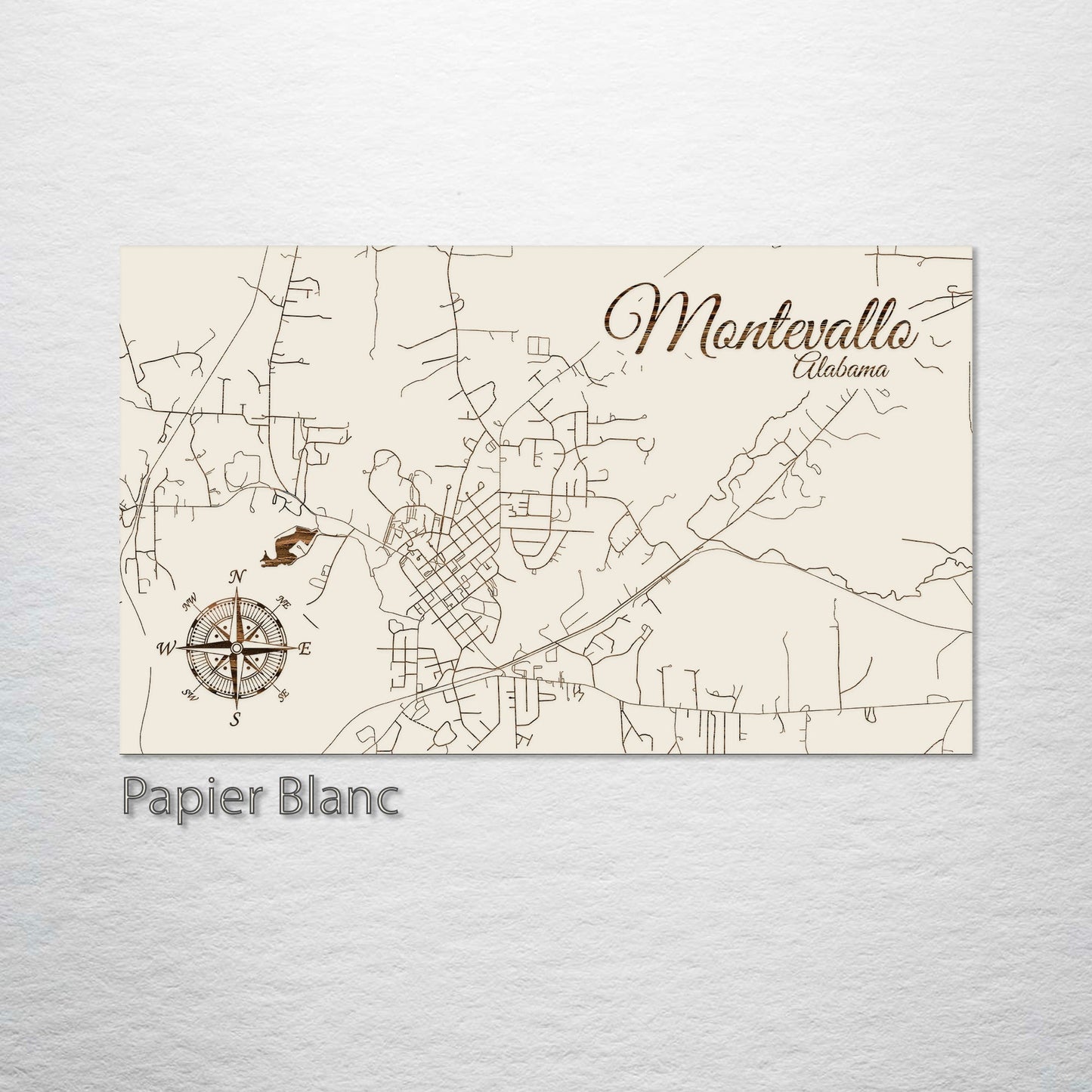 Montevallo, Alabama Street Map