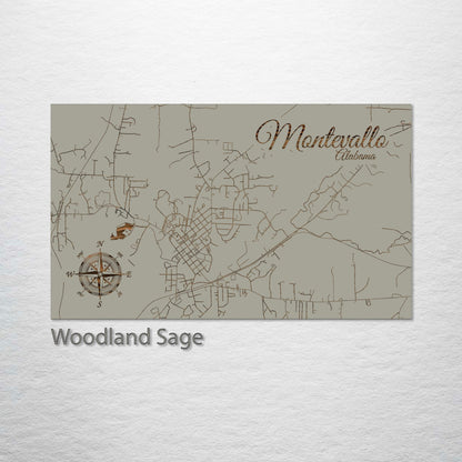 Montevallo, Alabama Street Map