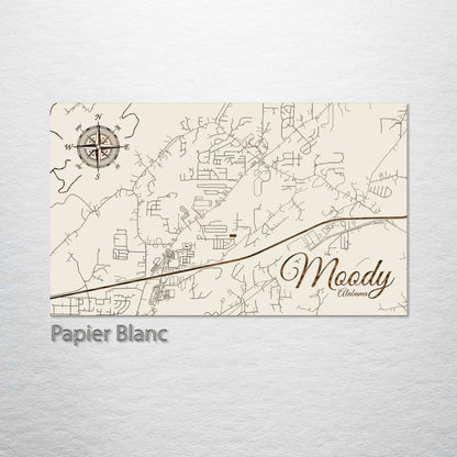 Moody, Alabama Street Map