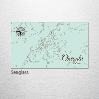 Oneonta, Alabama Street Map