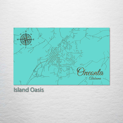 Oneonta, Alabama Street Map