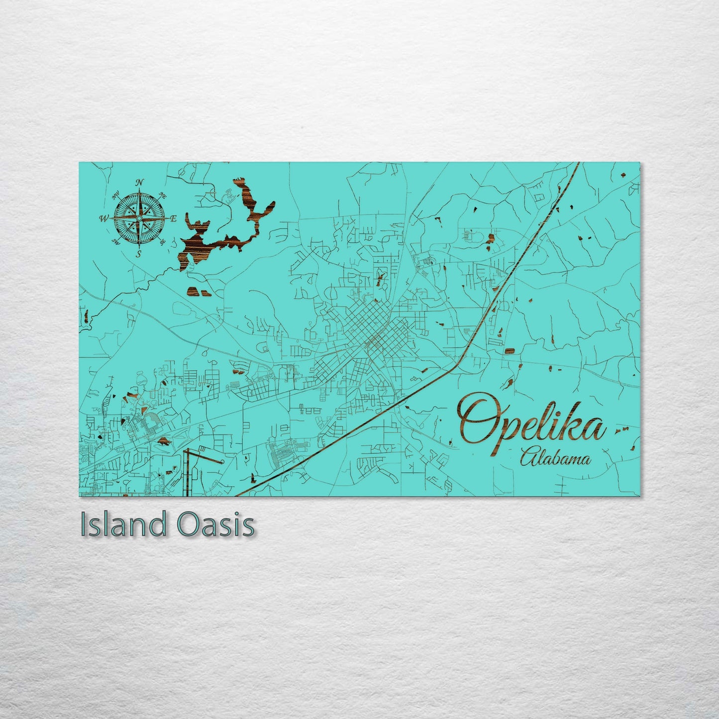 Opelika, Alabama Street Map