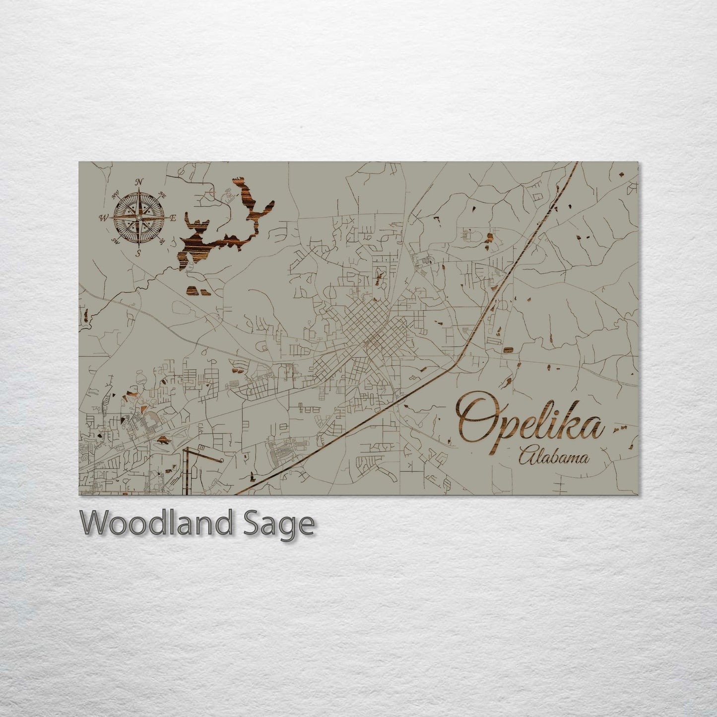 Opelika, Alabama Street Map