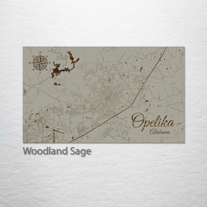 Opelika, Alabama Street Map