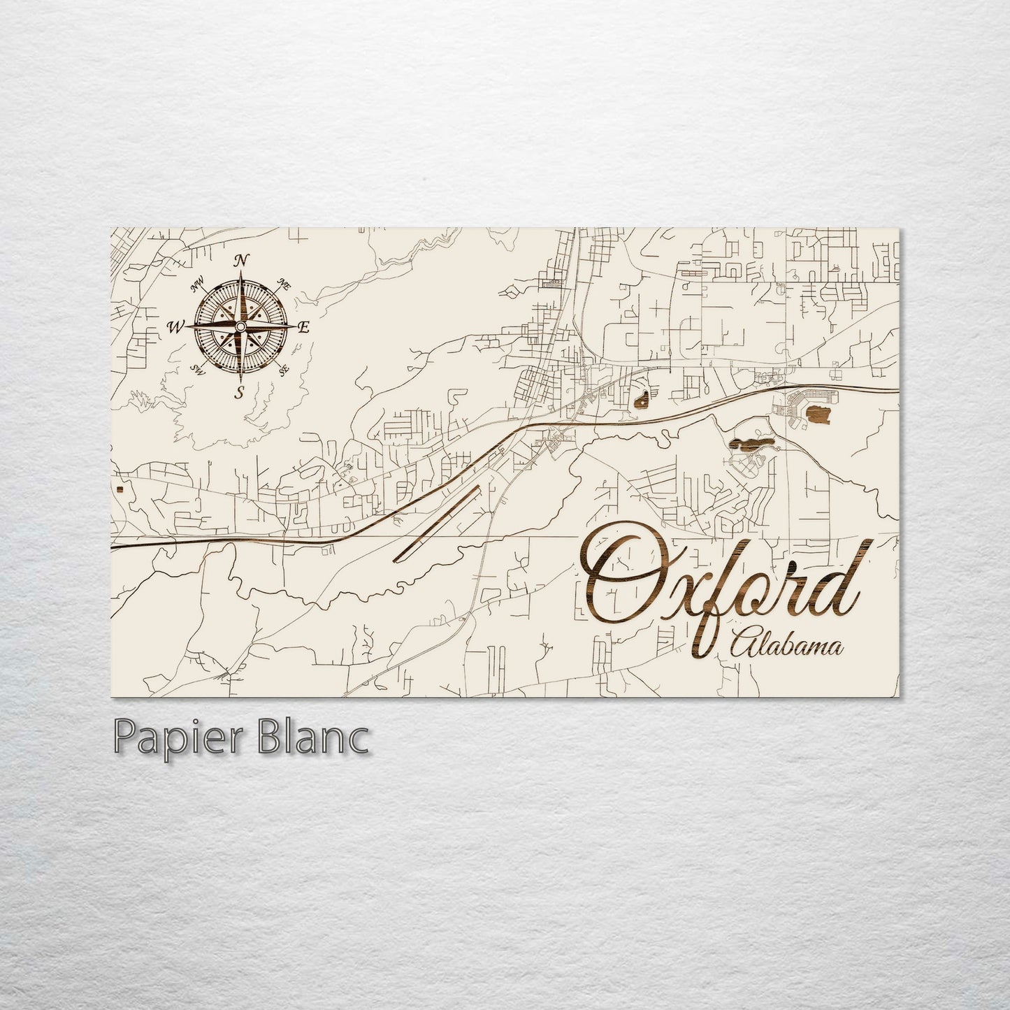 Oxford, Alabama Street Map