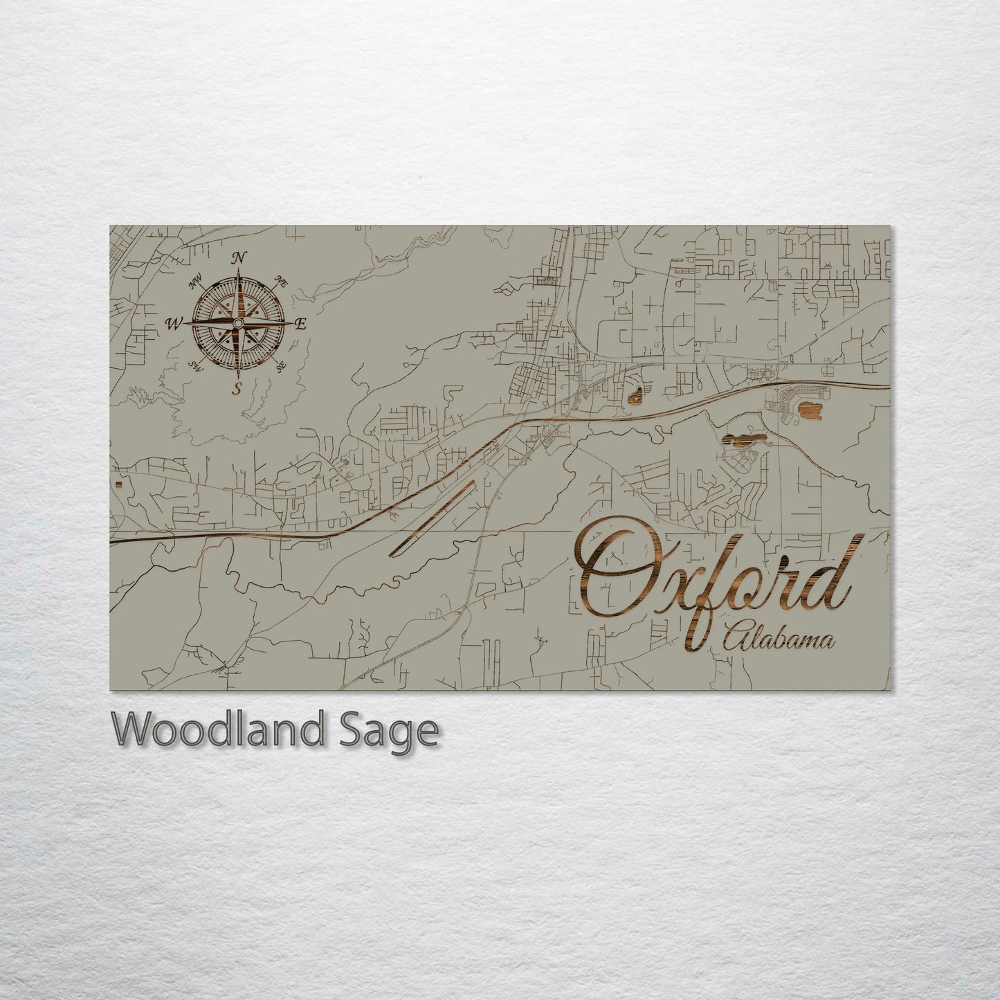 Oxford, Alabama Street Map