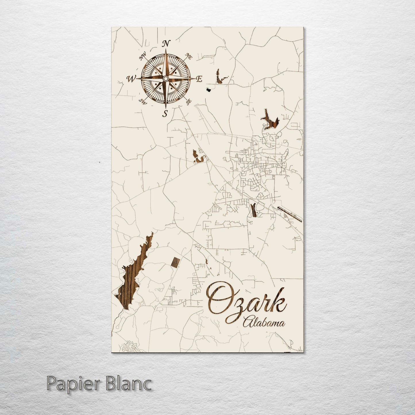 Ozark, Alabama Street Map