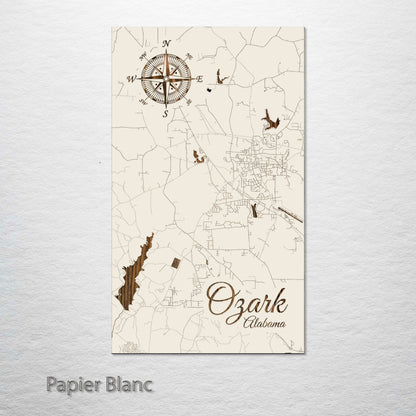 Ozark, Alabama Street Map