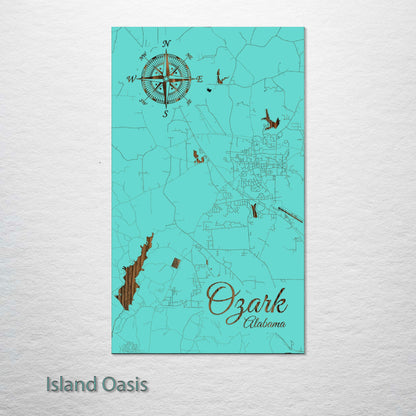 Ozark, Alabama Street Map