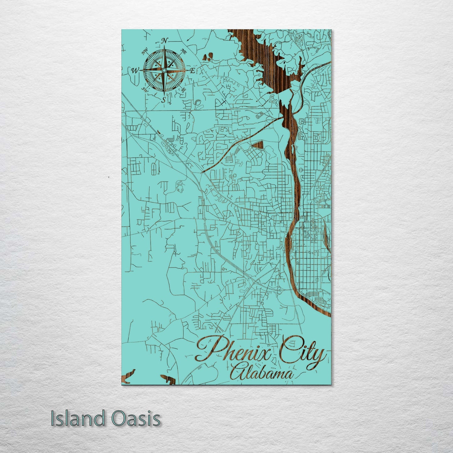 Phenix City, Alabama Street Map