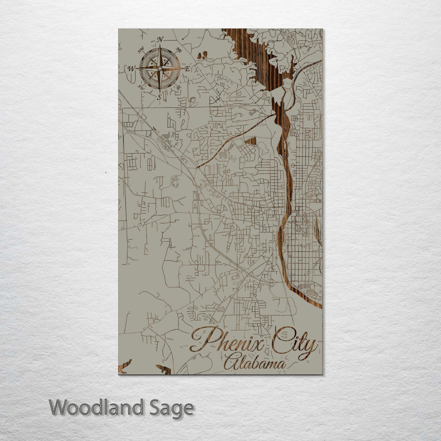 Phenix City, Alabama Street Map