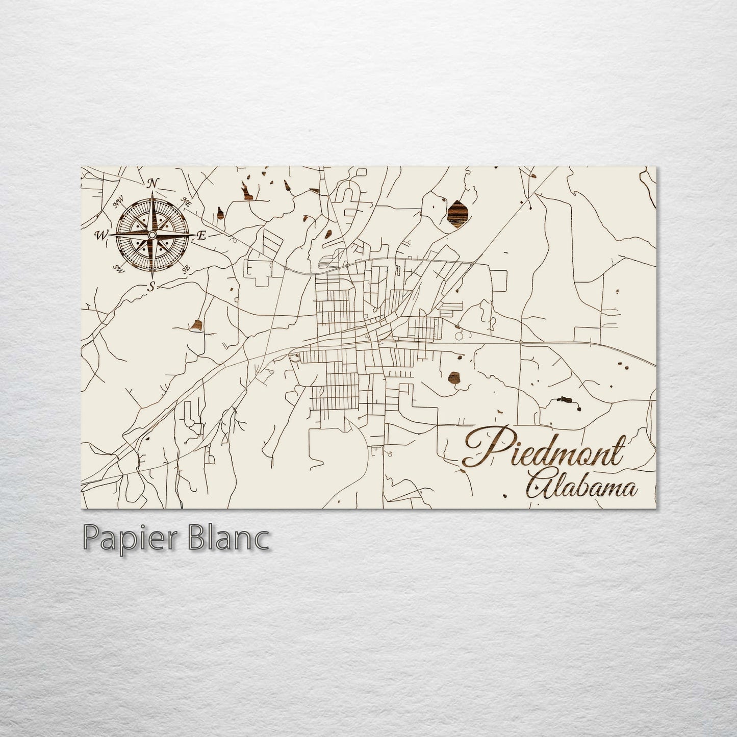 Piedmont, Alabama Street Map