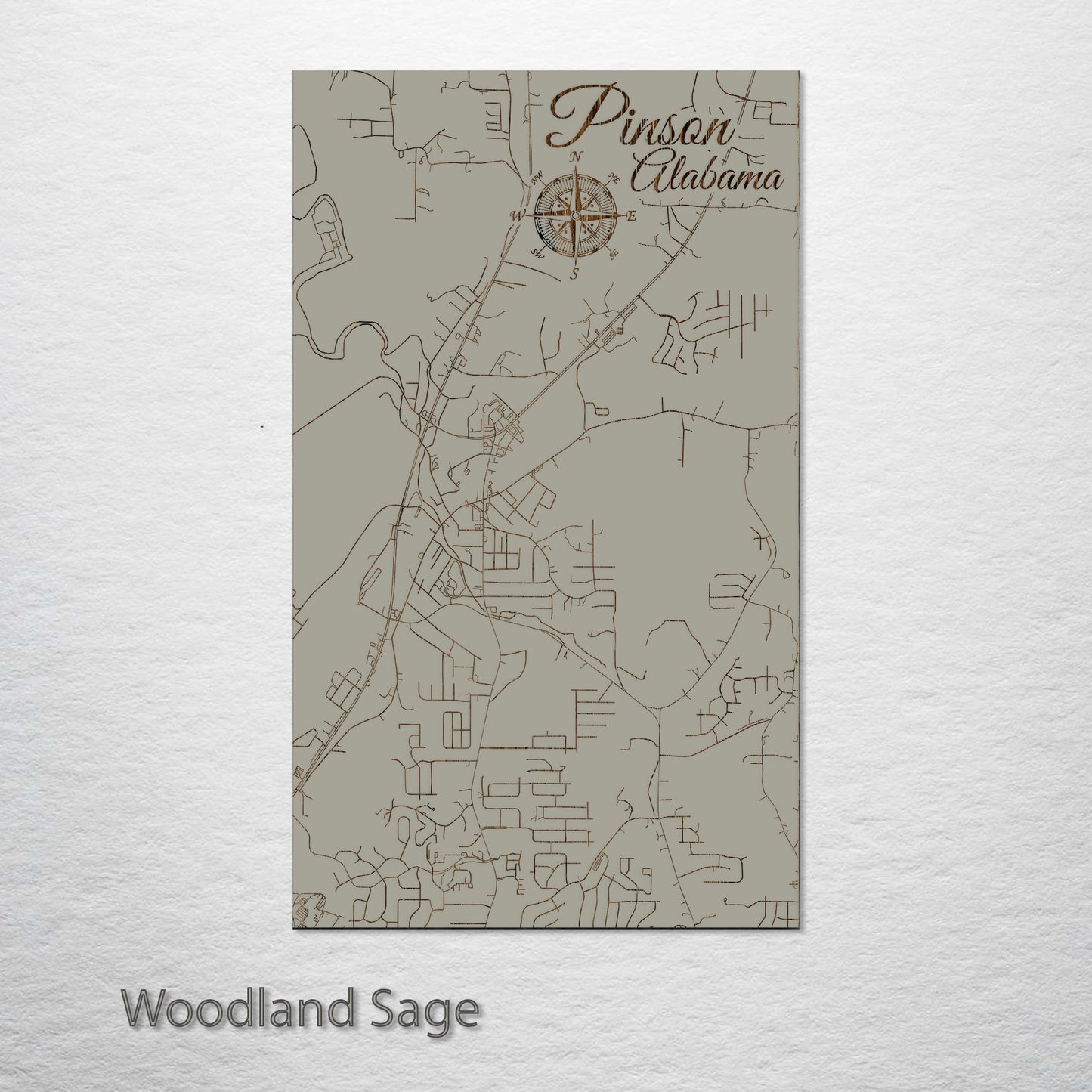 Monroeville, Alabama Street Map