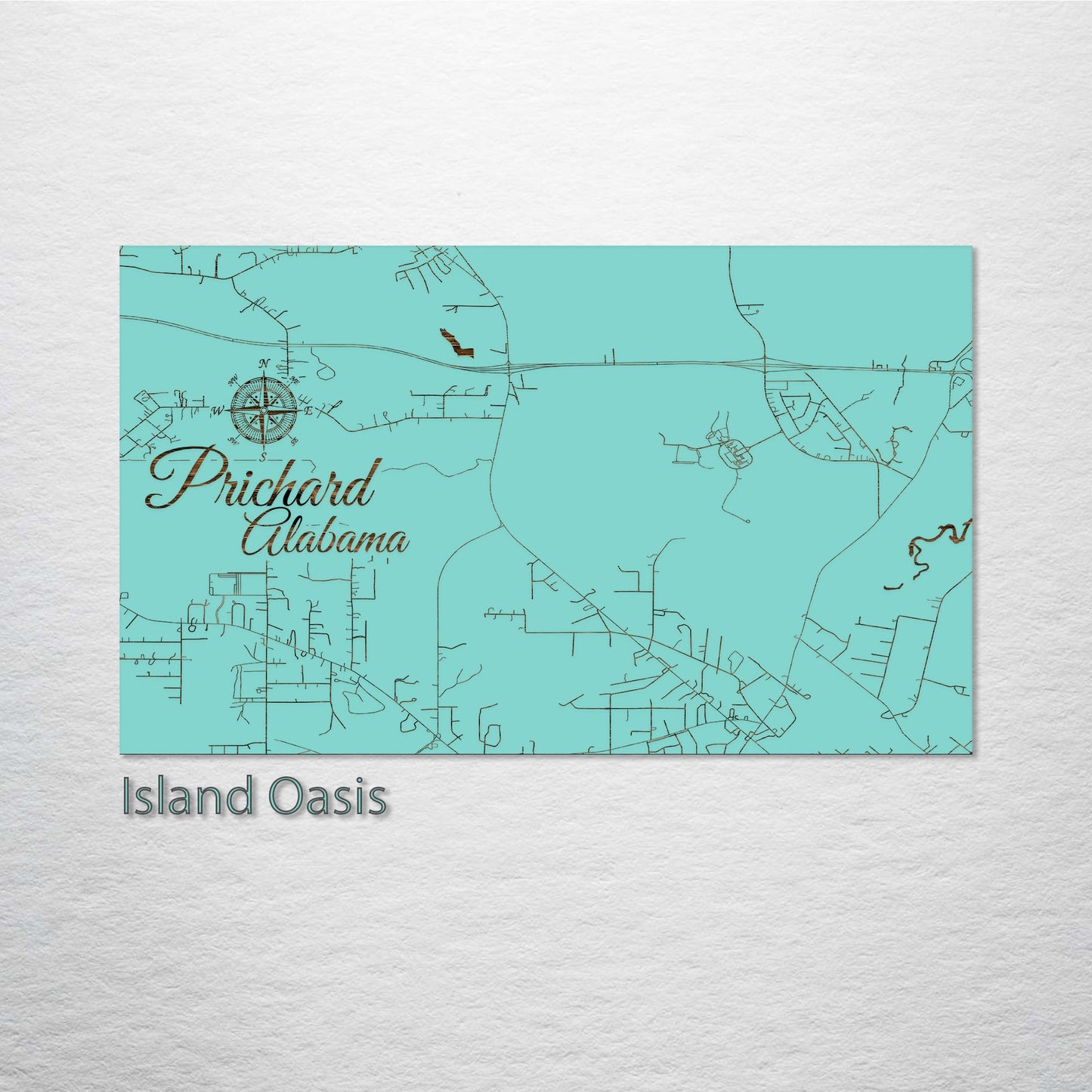 Prichard, Alabama Street Map