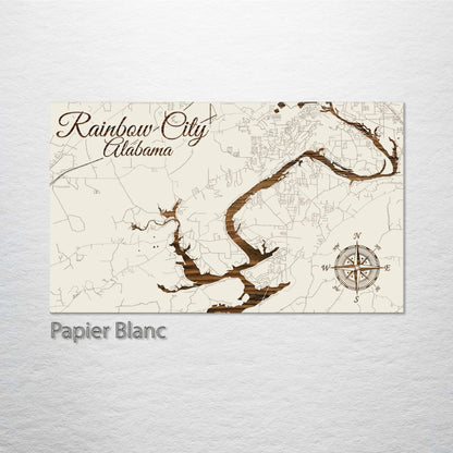 Rainbow City, Alabama Street Map