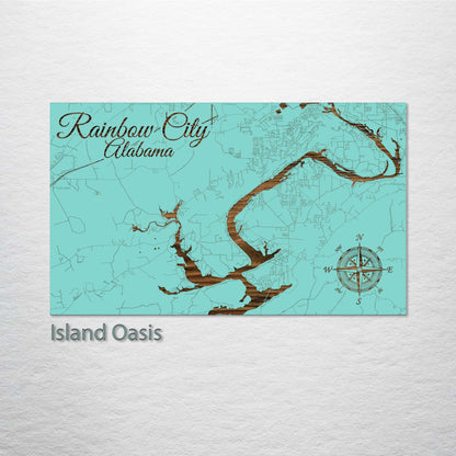 Rainbow City, Alabama Street Map