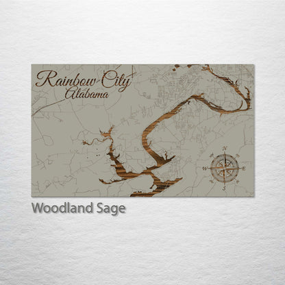 Rainbow City, Alabama Street Map