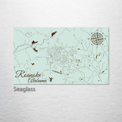 Roanoke, Alabama Street Map