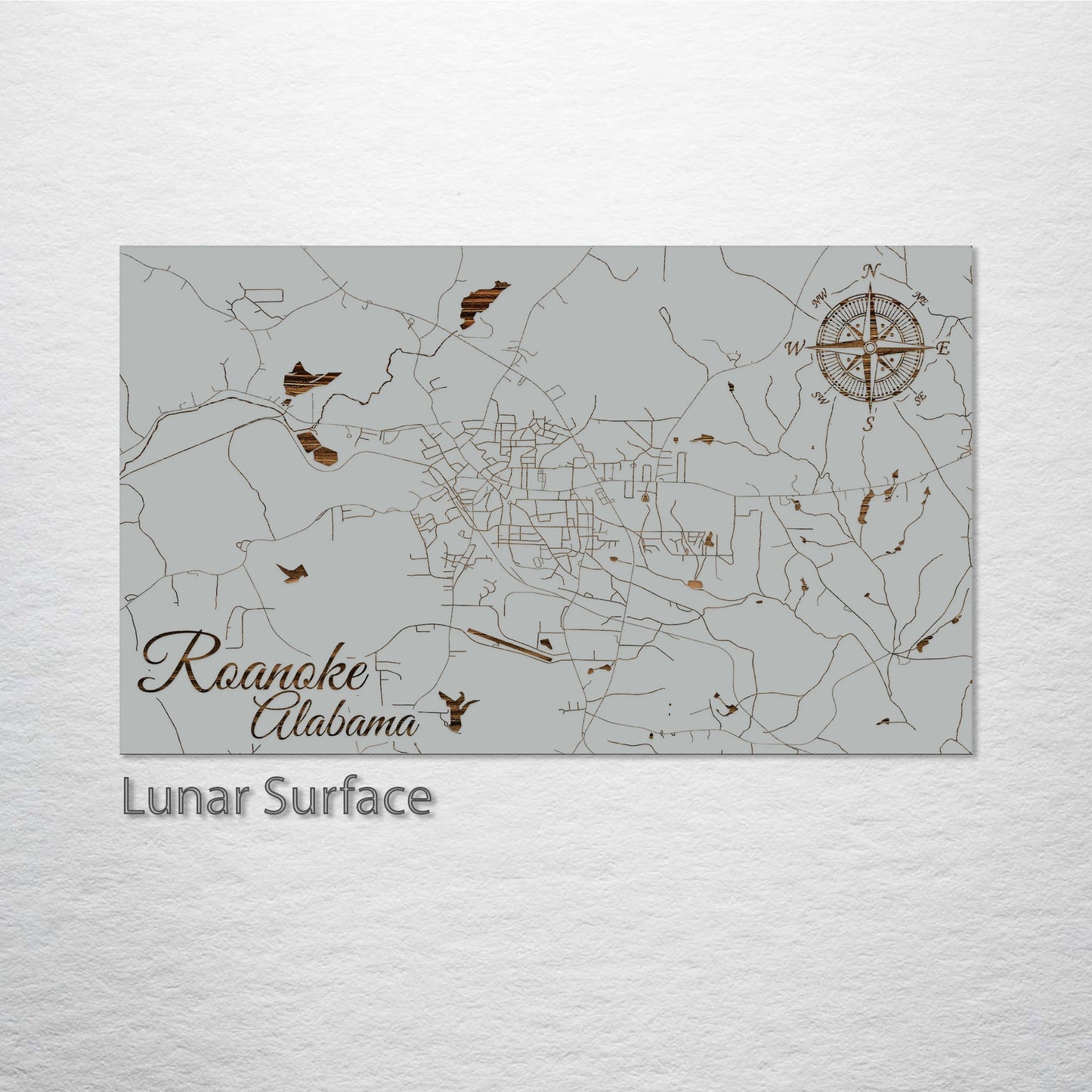 Roanoke, Alabama Street Map