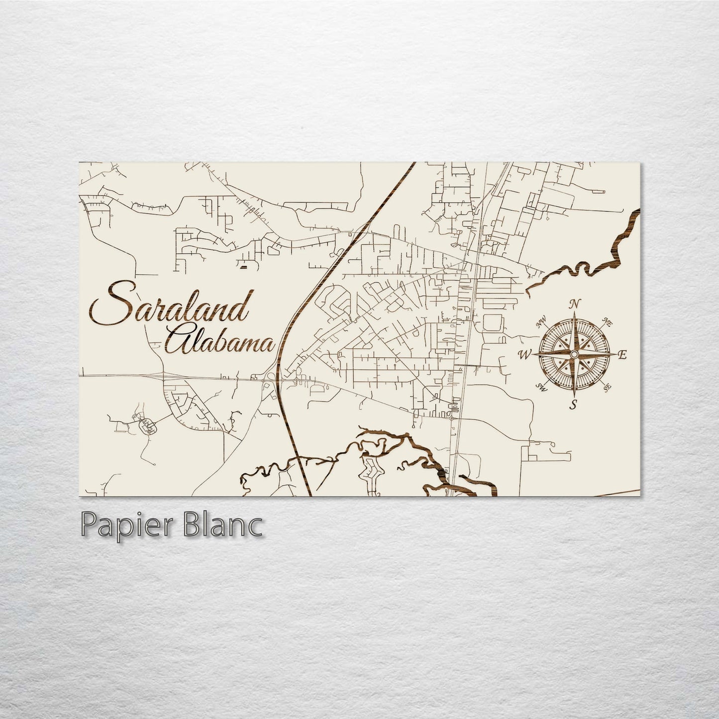 Saraland, Alabama Street Map