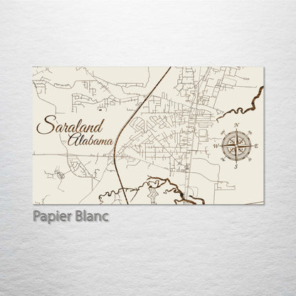 Saraland, Alabama Street Map