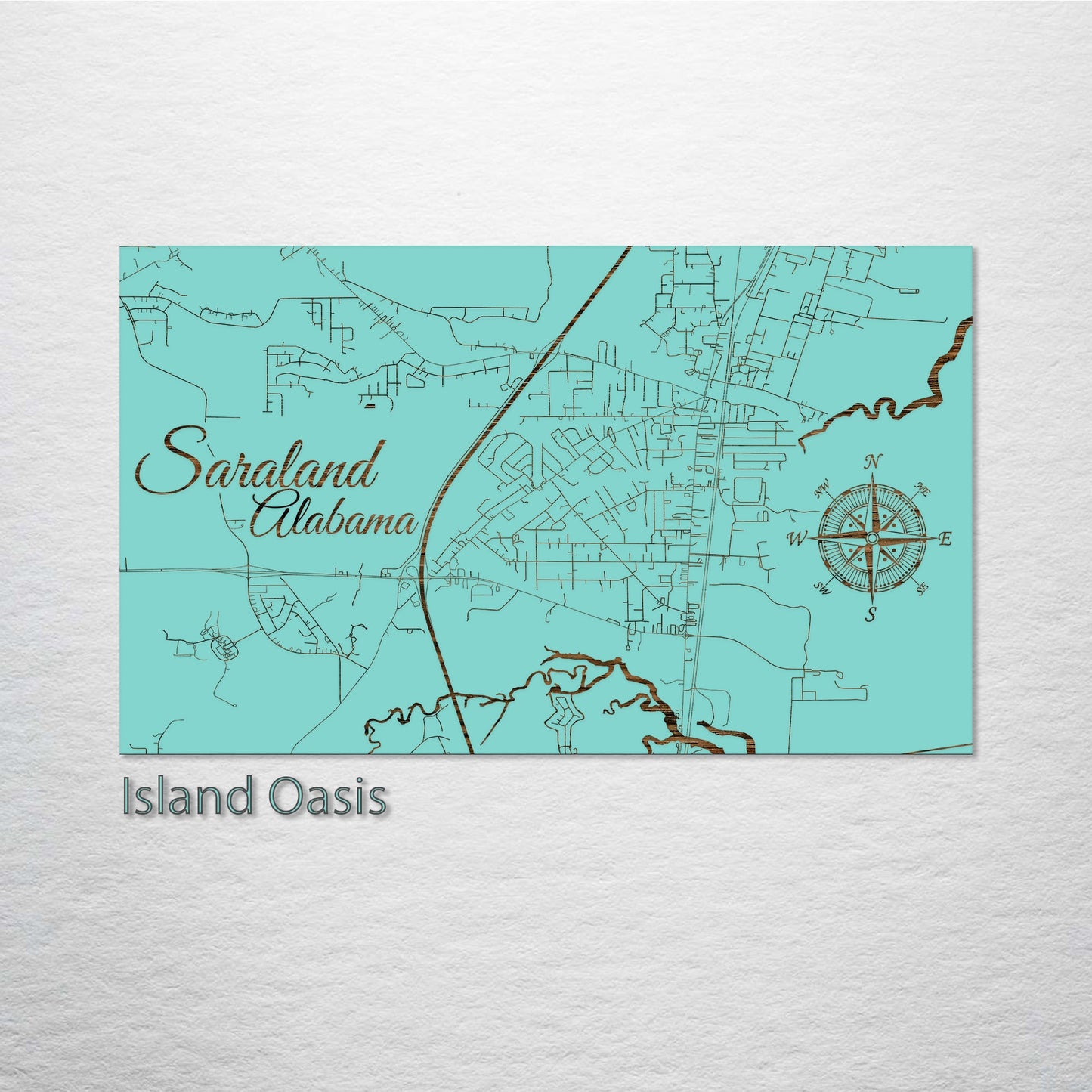 Saraland, Alabama Street Map